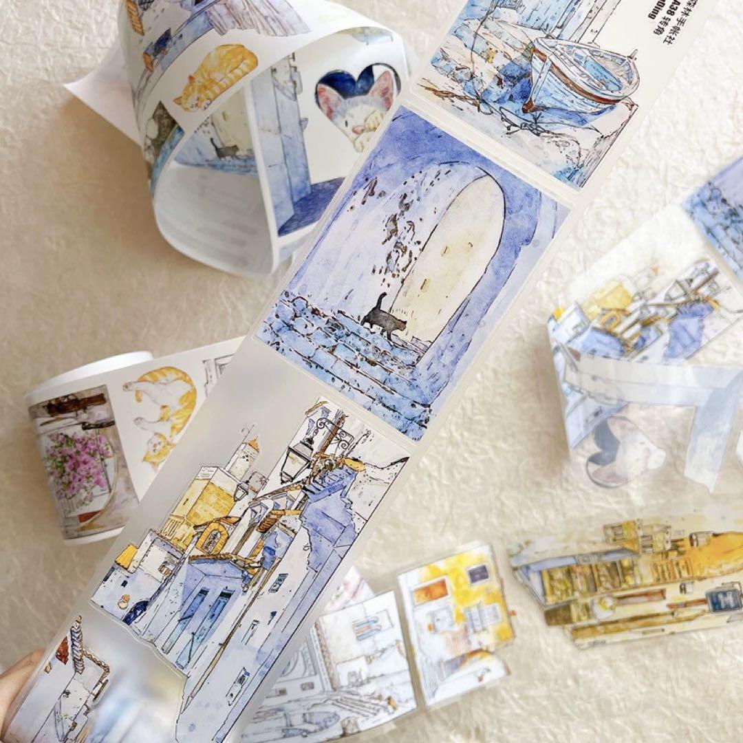 新品 DINGDING A38転角 PET霧面型抜きタイプマスキングテープ 5m