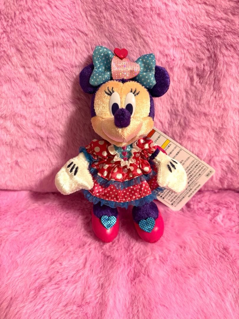 ミッキー ミニー ぬいぐるみバッジ ミニパル ミニファン 2点セット