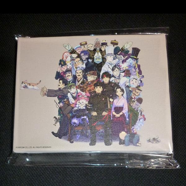 大逆転裁判 キャンバスアート集合 成歩堂龍ノ介御琴羽寿沙都 亜双義一真