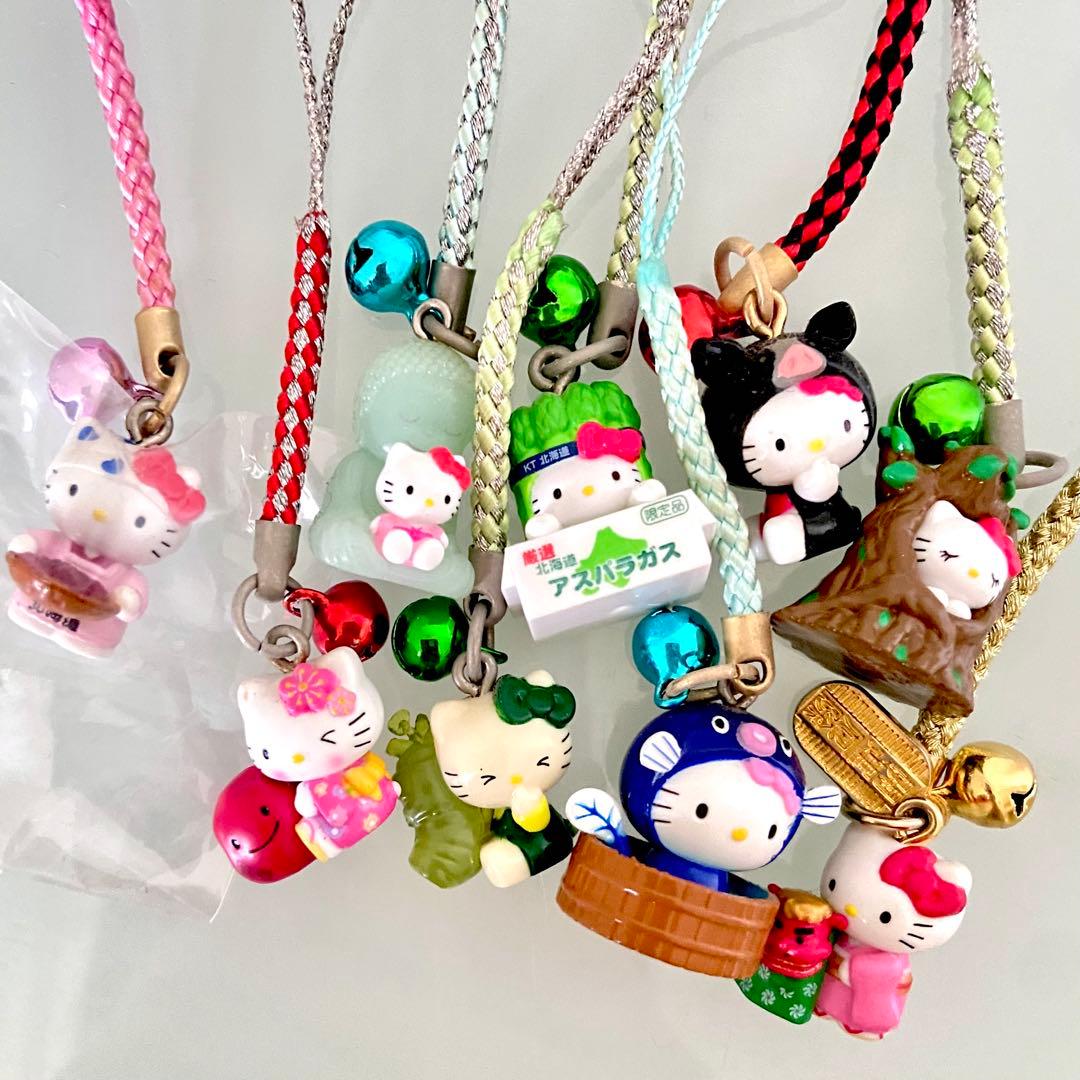 ご当地キティ根付ストラップ　まとめ売り