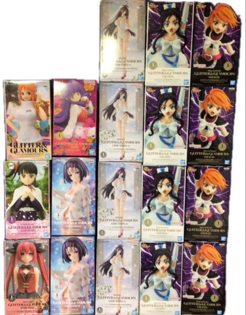 GLITTER&GLAMOURS フィギュア　18個セット