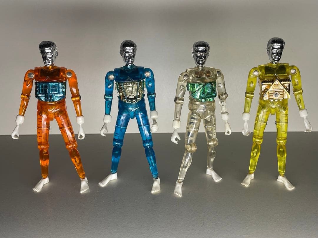 【最貴重・希少・当時品】ミクロマン 初代シリーズ 全4種カラーセット