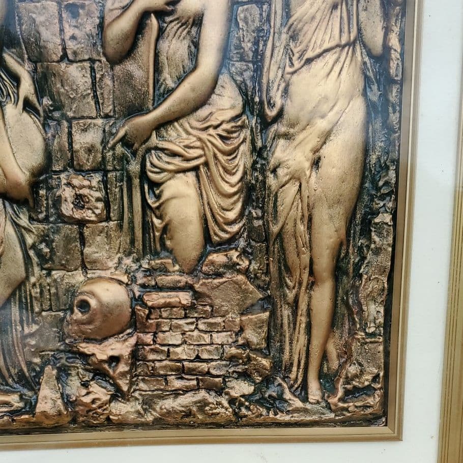 銅板　飾り　額