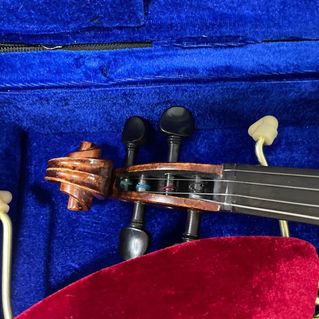 高級 バイオリン 3/4サイズ 付属品多数 虎目 弦楽器 ケース付属