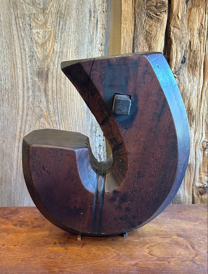 自在鉤 木彫 オブジェ 彫刻 古民芸 大迫力 とろとろ