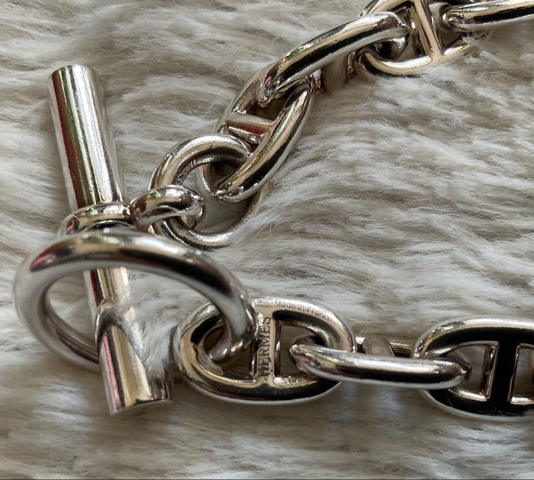 【美品】HERMES エルメス シェーヌダンクル MM 16ブレスレット