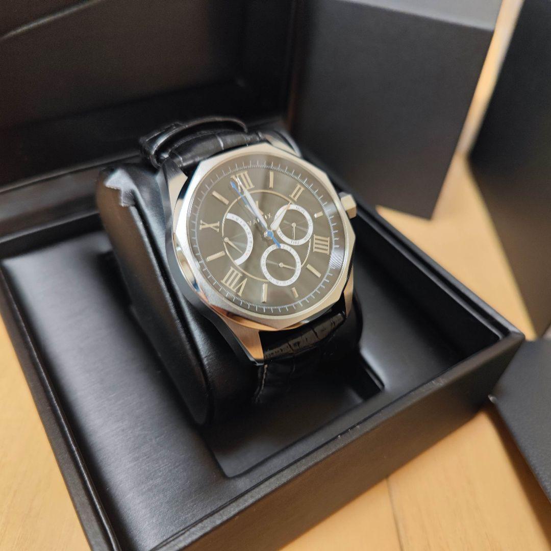 箱のみ美品 天然ダイヤ鑑定書付　VARTIX PR01-0278 革ベルト