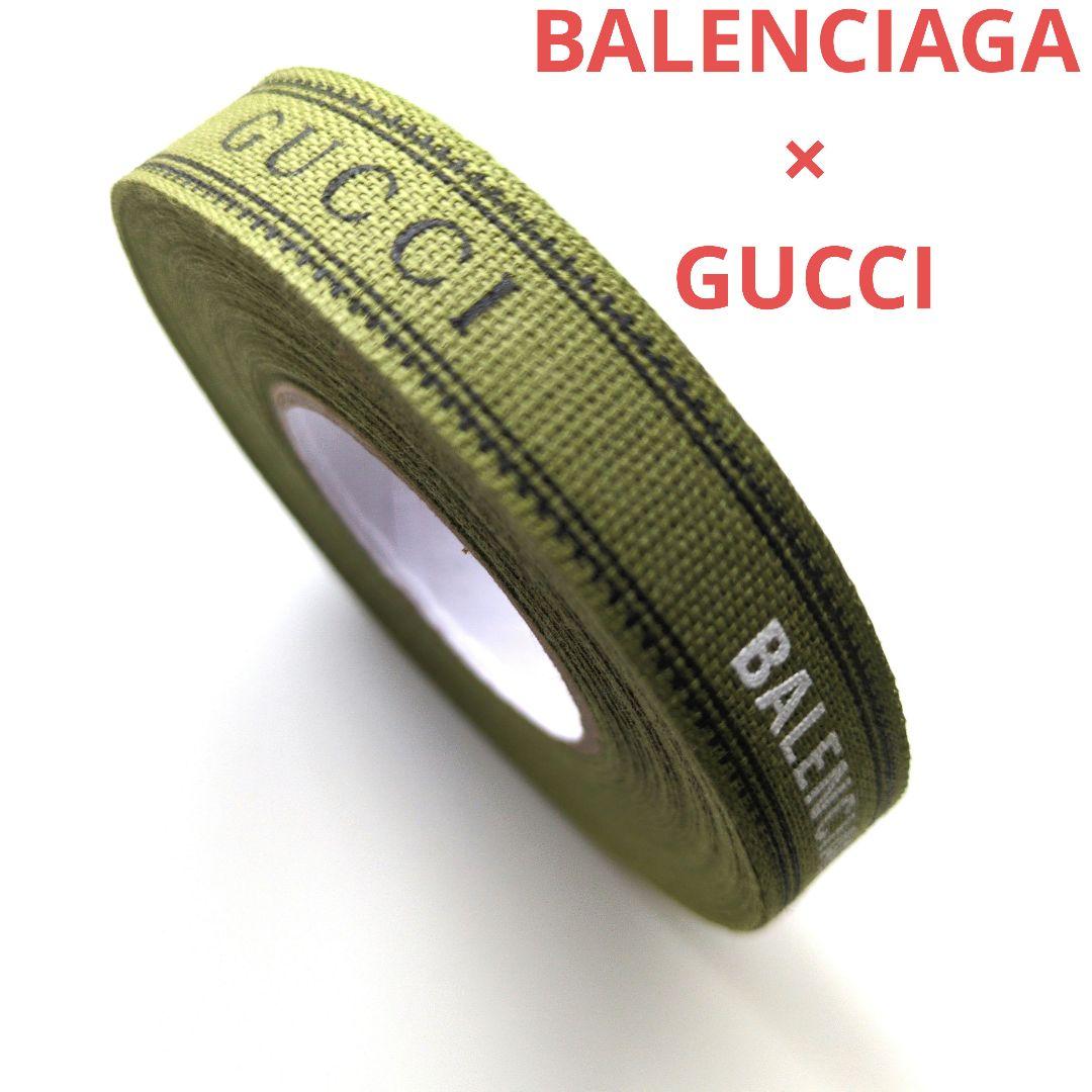 BALENCIAGA×GUCCI　限定コラボリボン Gucci's “Hacking” Of Balenciaga Is A Fashion Power Move—And