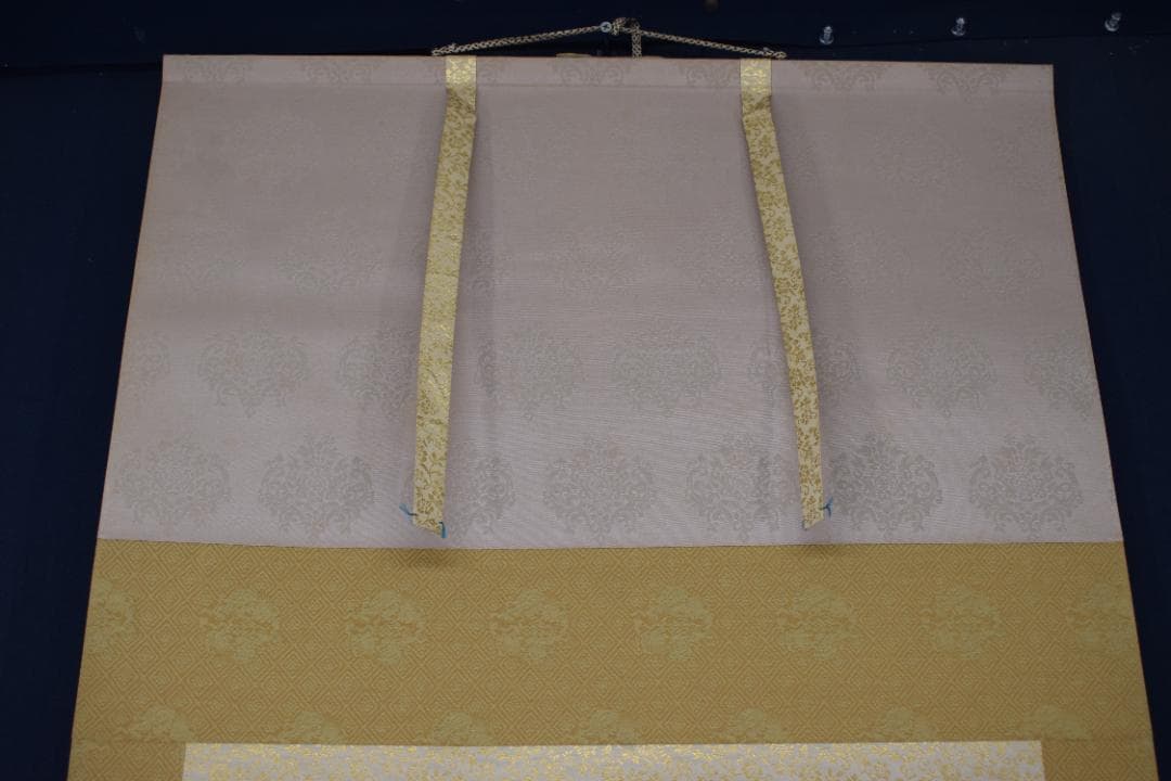 翠山/月下猛虎図/掛軸☆宝船☆Y-997 JM