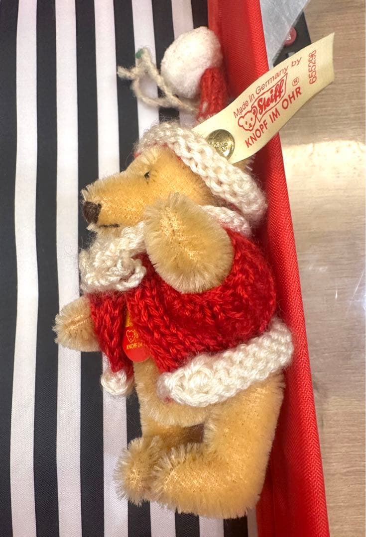 シュタイフ 1996年リミテッドエディションテディベアークリスマスオーナメント①