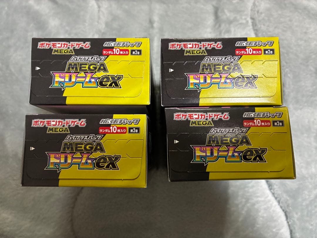 メガドリームex シュリンクなし 4box ポケモンカード - メルカリ