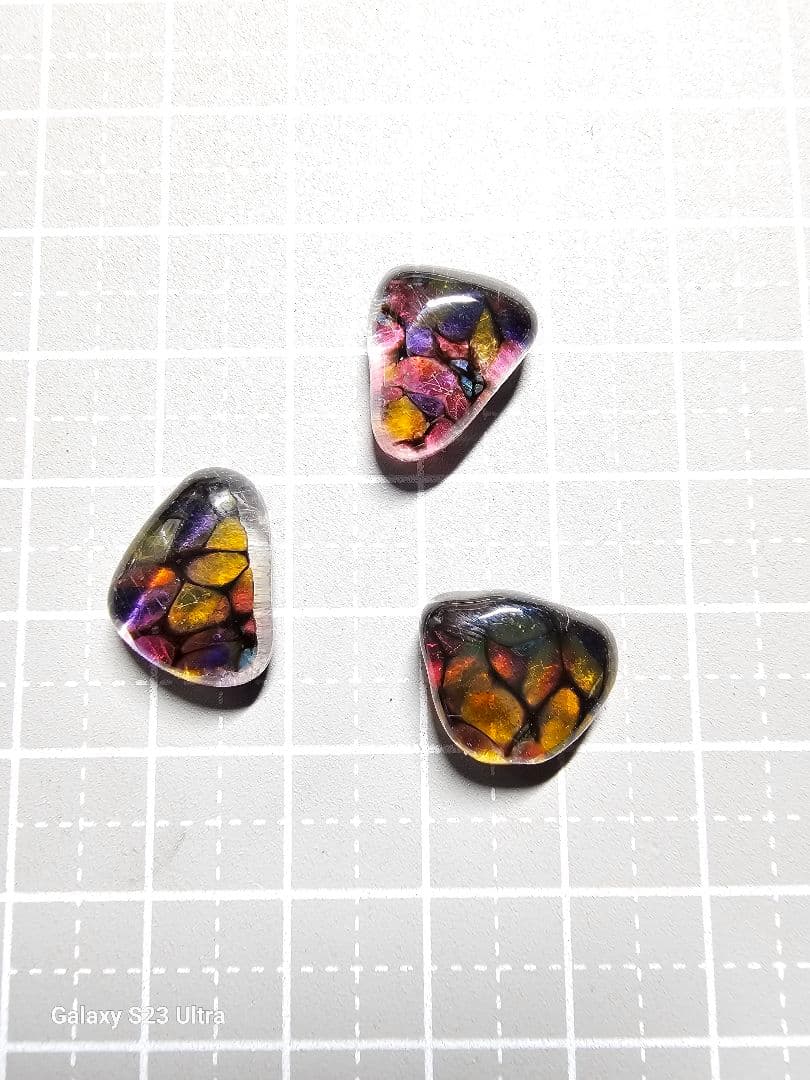 ⑧❣️蘭❣️★Ｎｏ1414 琉球ガラスナギット★寄せ集め〜★20個