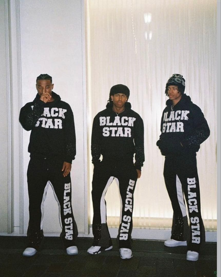 BLACK STAR セットアップ　ブラック