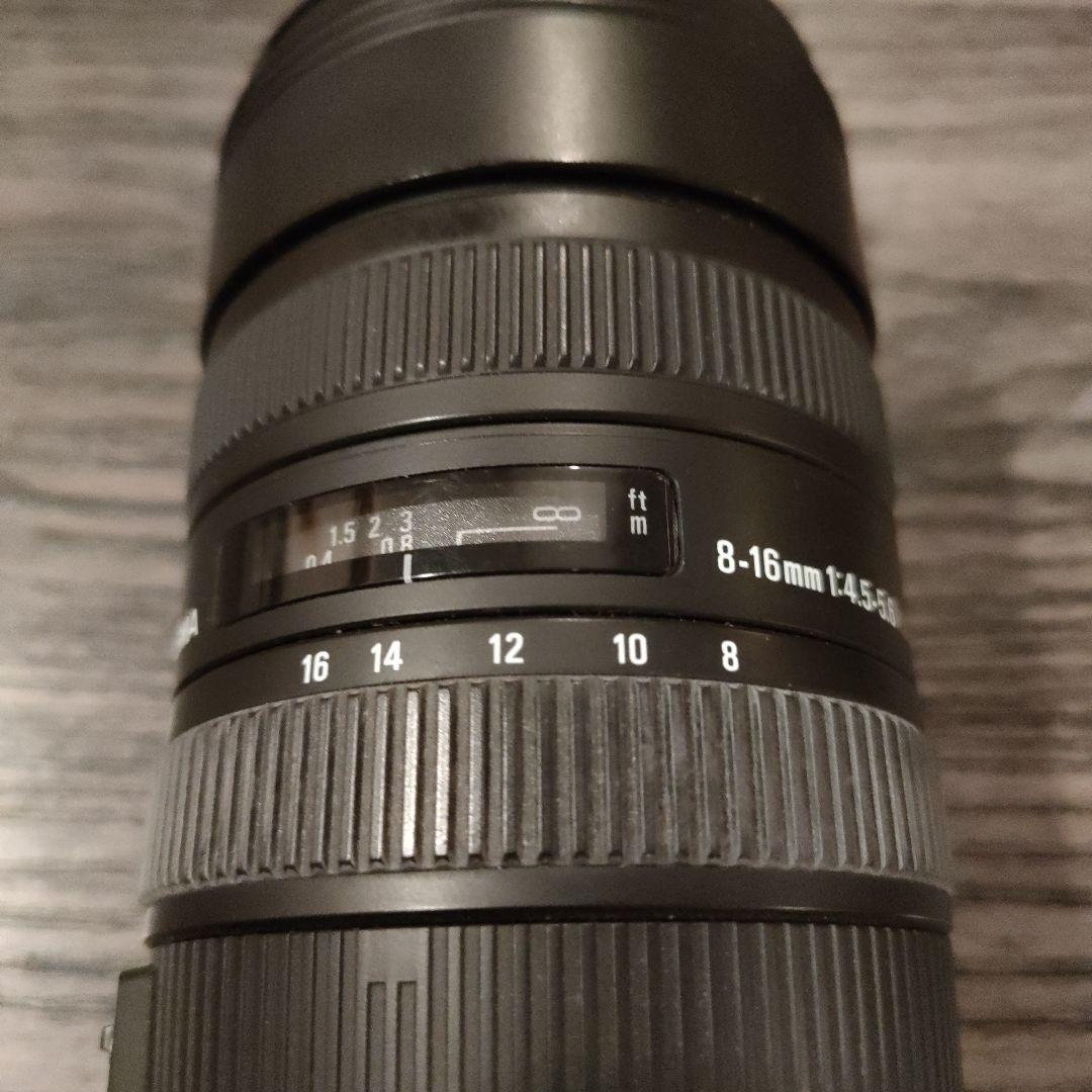 【SIGMA】ズームレンズ8-16mm F4.5-5.6 シグマ キャノンEF用