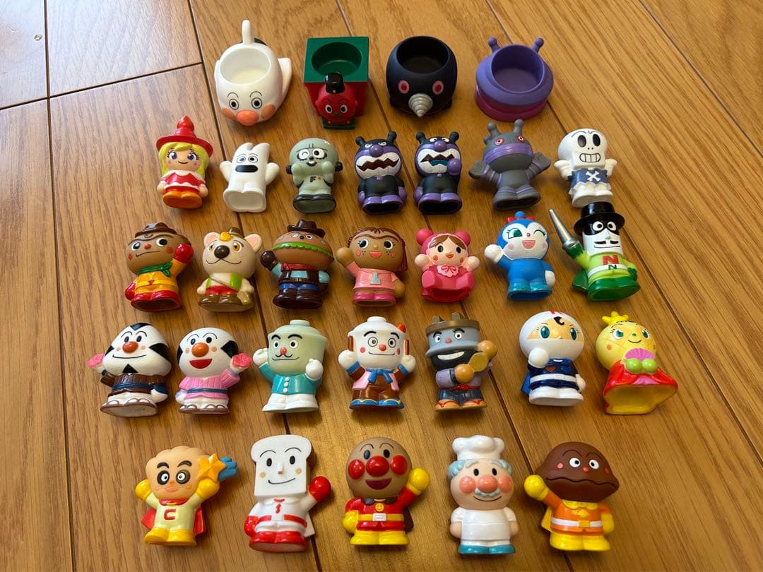 激レア‼️】⭐アンパンマン 指人形 ソフビ まとめ売り 40点セット