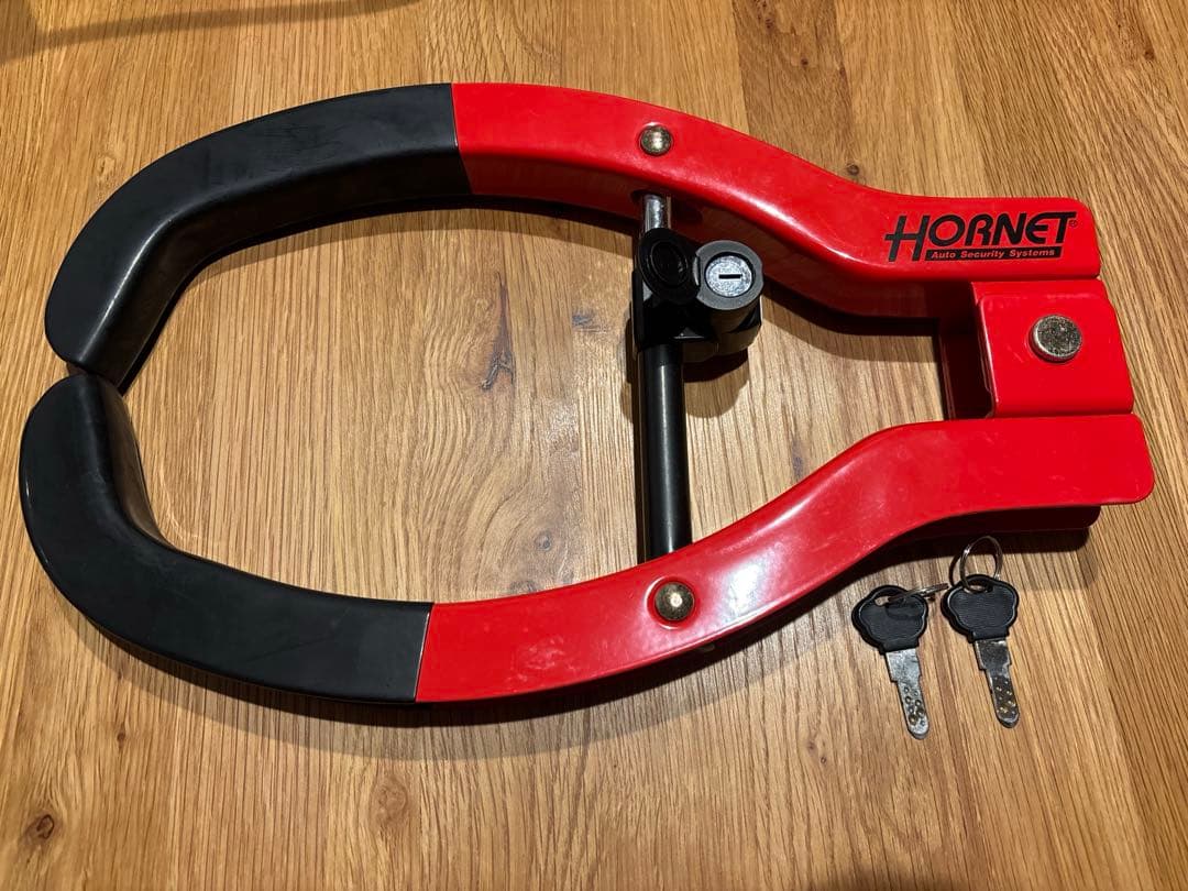 HORNET タイヤロック ハンドルロック ステアリングロック　3点セット