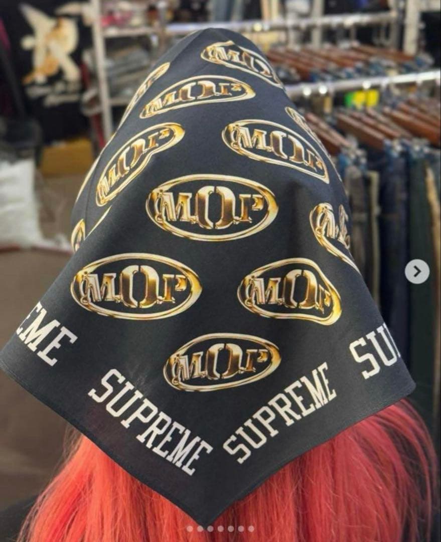 Supreme M.O.P. Bandana エムオーピー バンダナ White