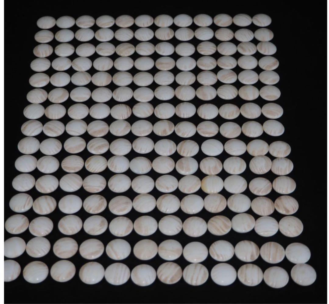 送料無料　日向特産　日向スワブデ蛤碁石32号・碁笥セット　旧家蔵出