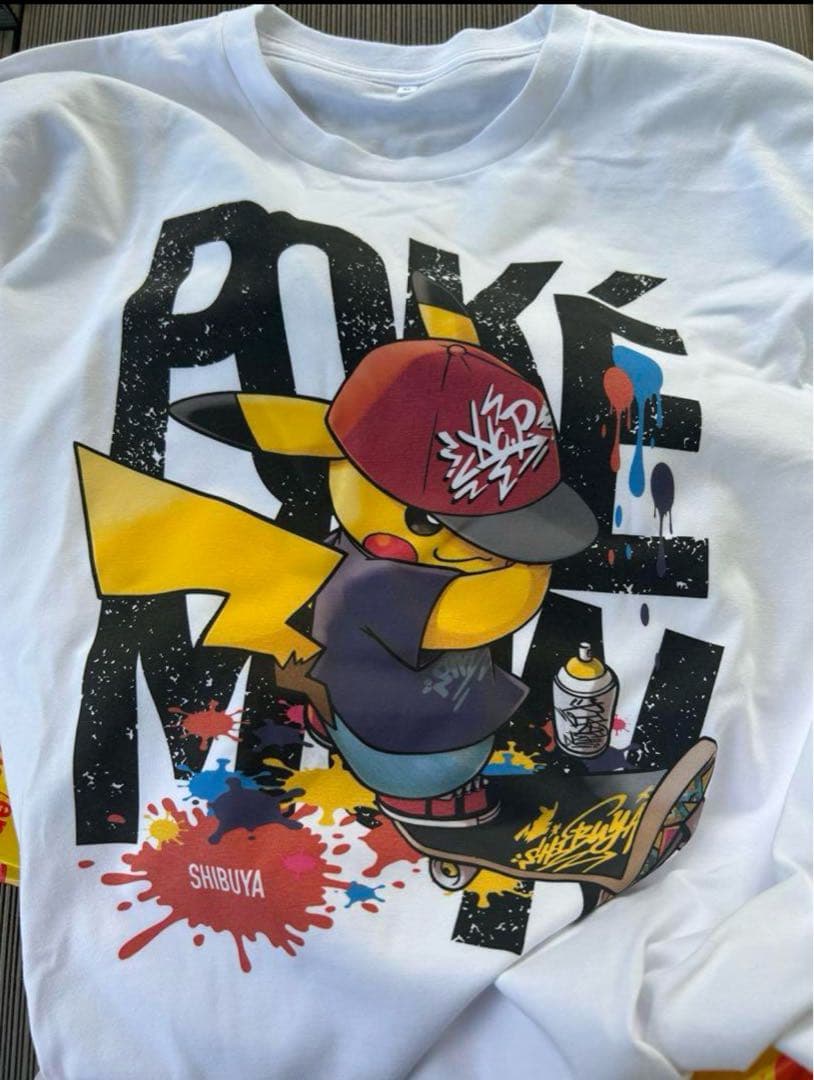 渋谷 ポケモンセンター 限定 ポケモンデザインラボ ピカチュウ Tシャツ