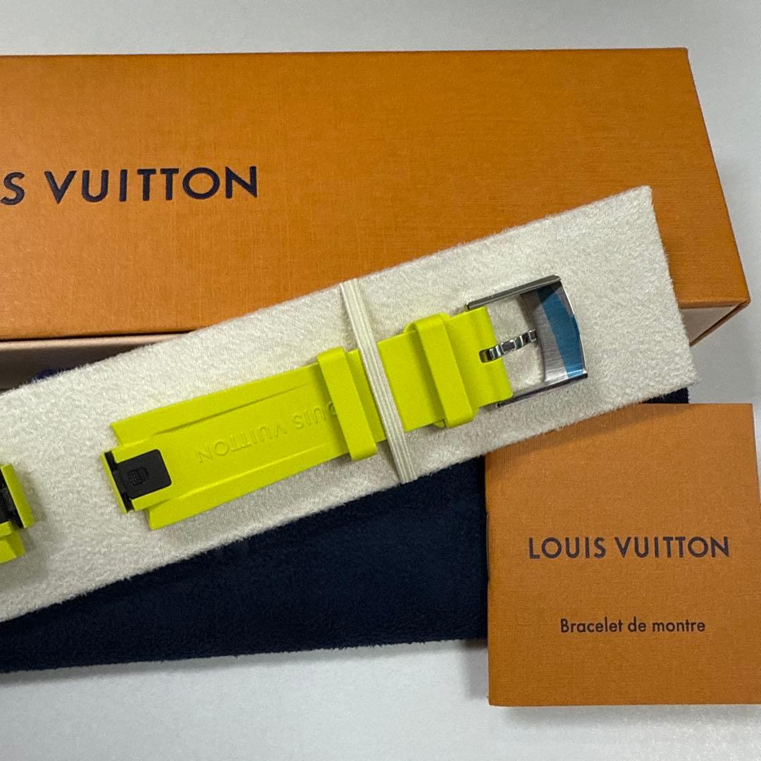 新品　ルイヴィトン　時計　ラバーベルト　メンズL