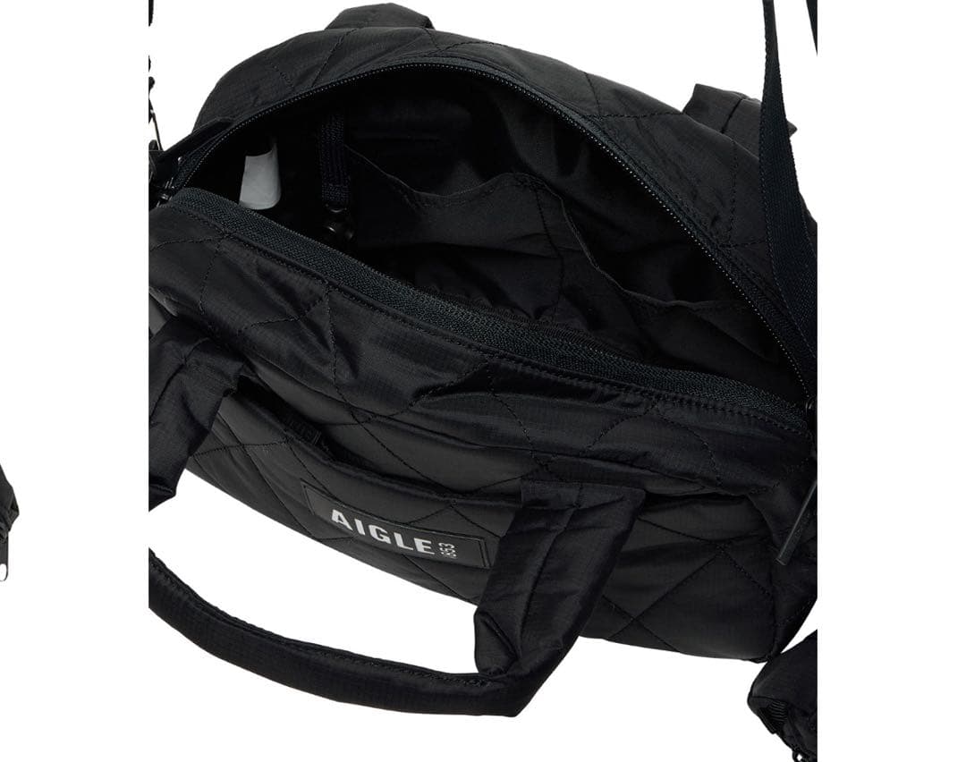 こゆき様⭐️AIGLE ブラック ショルダーバッグ キルティング