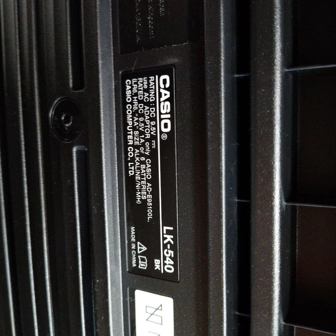 CASIO 61電子ピアノ lk-540 本体のみ 電源コード違うものが付きます