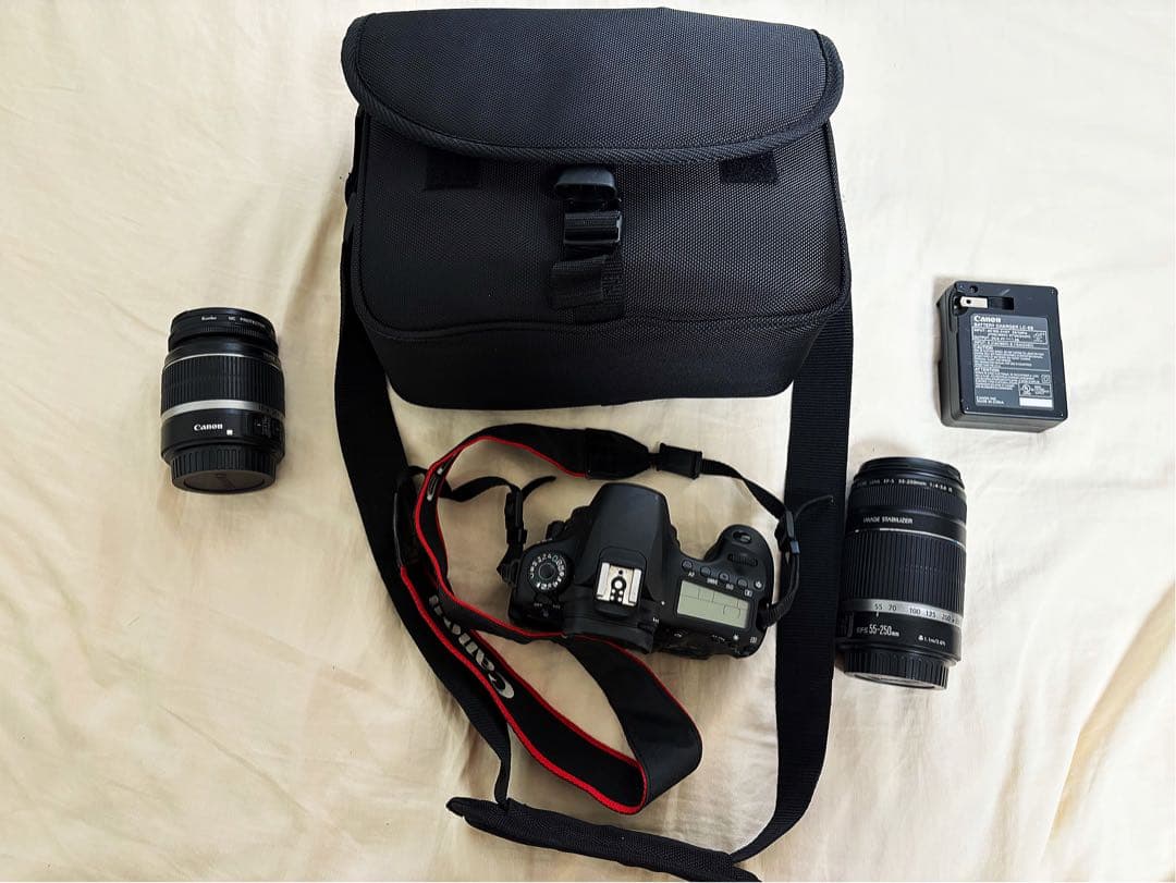 CanonEOS 60Dとレンズ2本、その他付属品等のセット