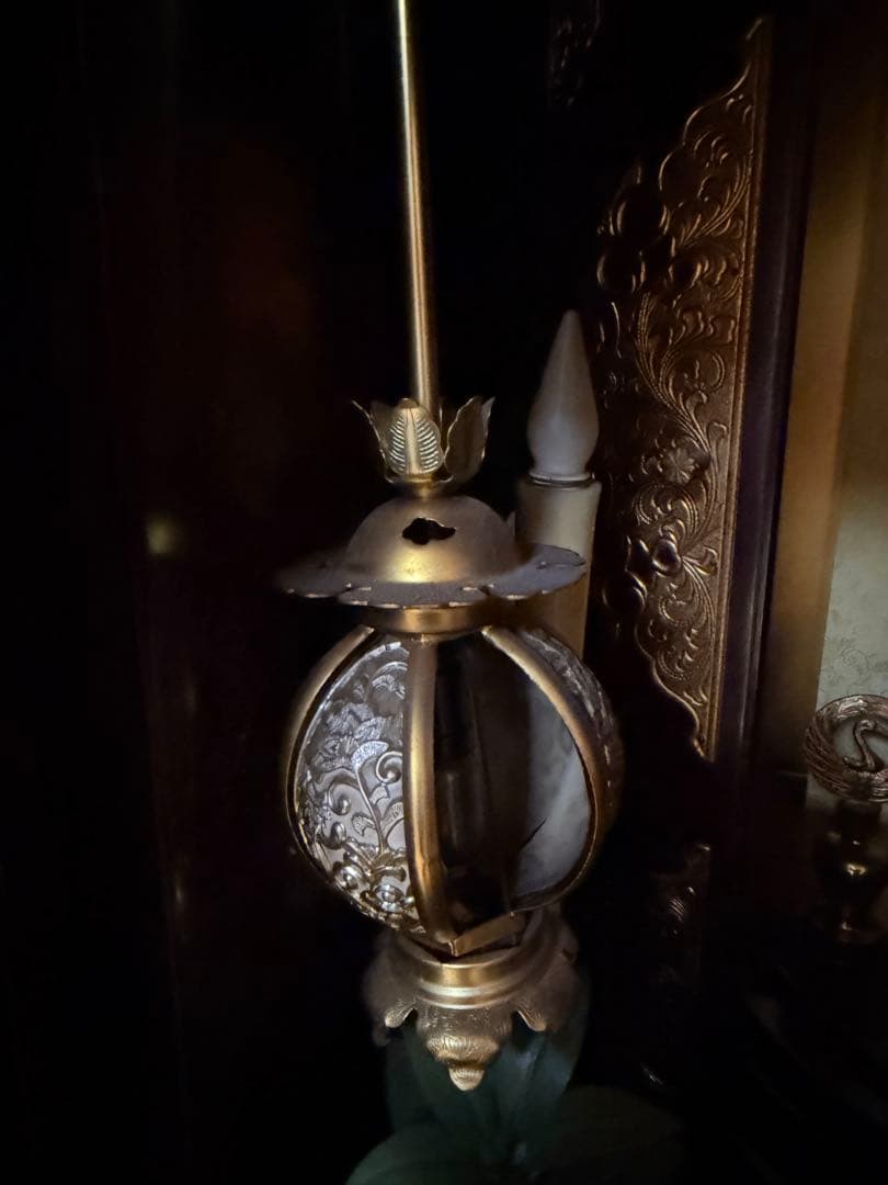 90万円前後？総無垢シタン？巨大家具調仏壇 最高級 中古品最終赤字大