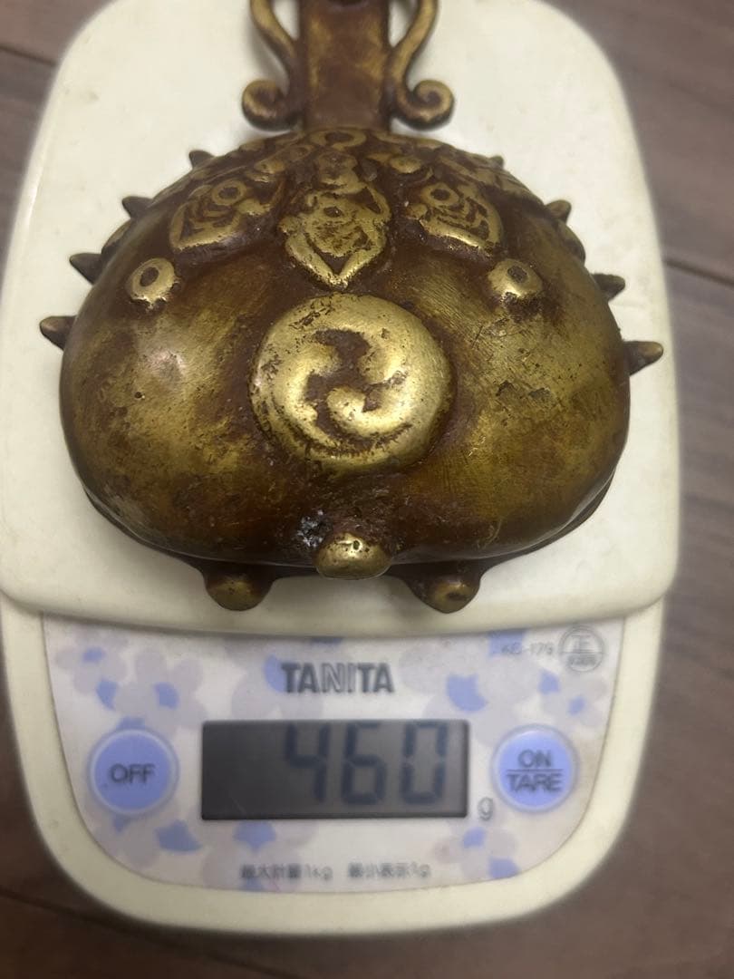 銅鐘 古鰐口 古銅製 江戶時代 古董