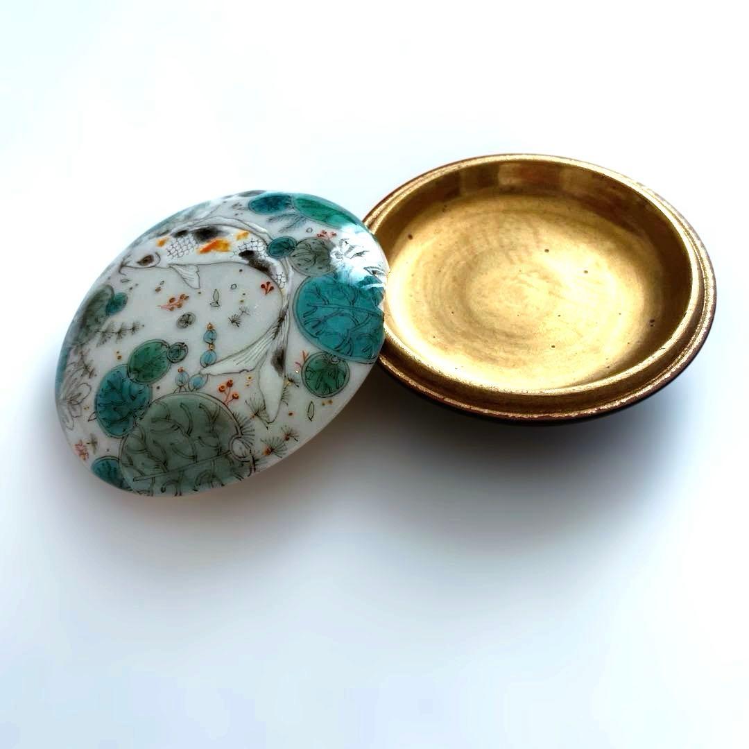 牟田 陽日 むた ようか 九谷焼 蓋物