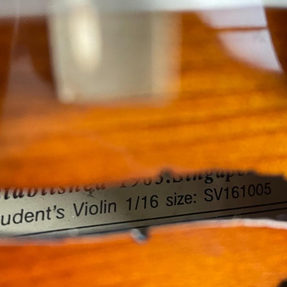 極美品・極艶●Synwin● 1/16 バイオリン 2002年製 violin