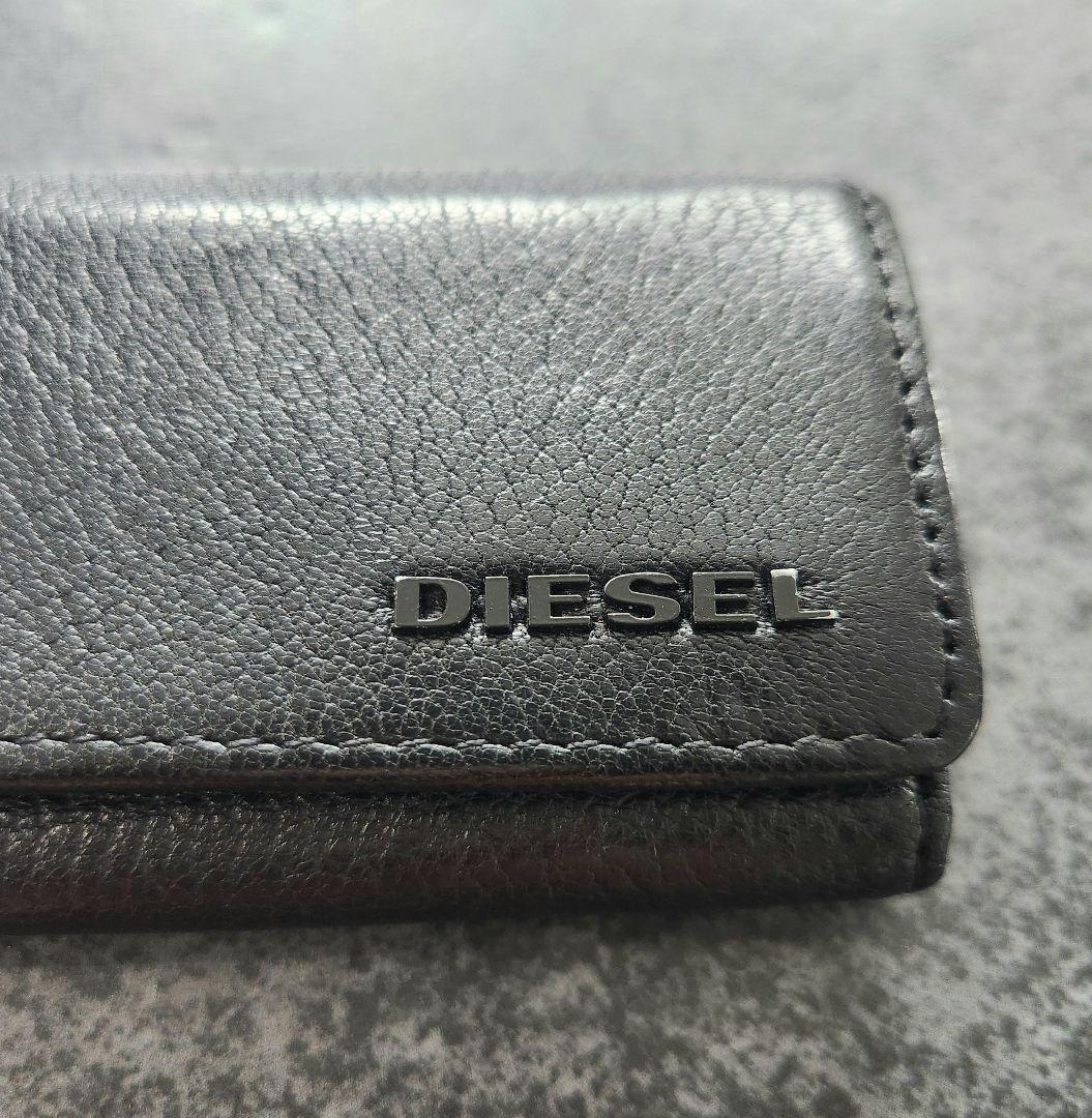 ディーゼル ブラック レザー キーケース 6連 メンズ 中古品 - メルカリ