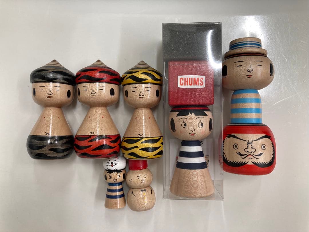 CHUMS チャムス COOKIES こけし COOKIES こけし 7体セット
