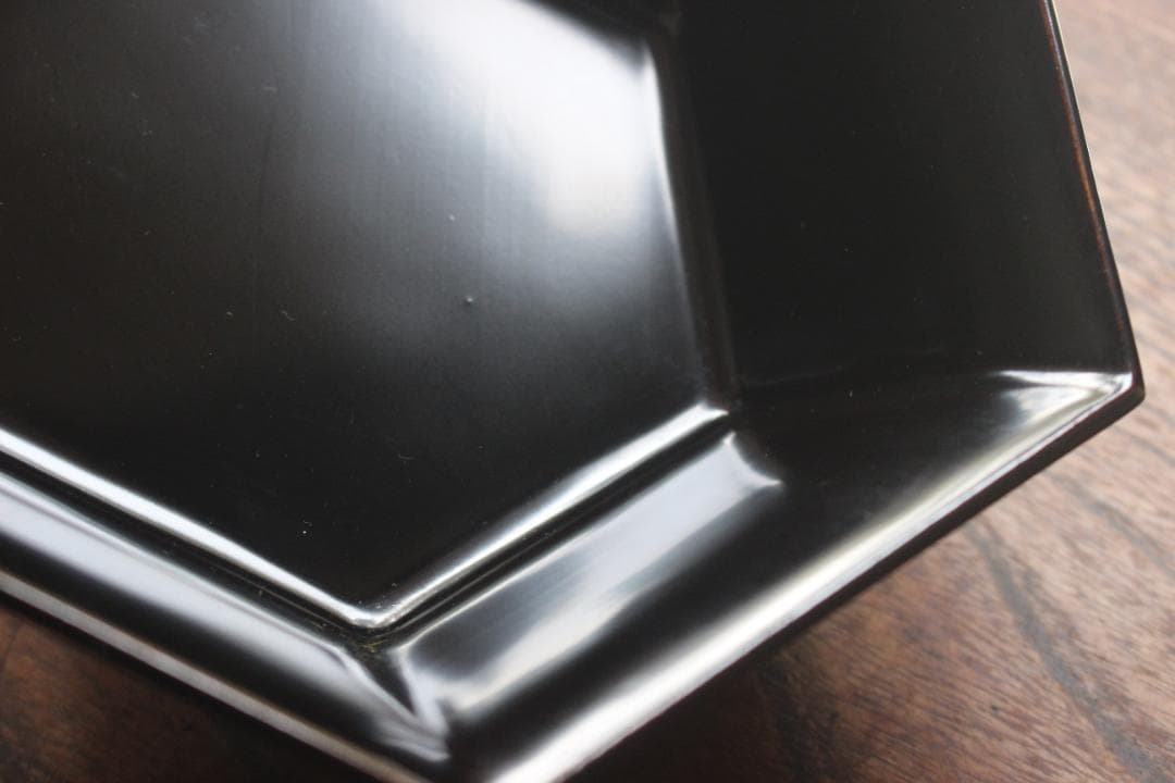 時代逸品！めずらしい六角デザインに極上溜塗の映える煮物椀2点（検輪島塗雑煮椀