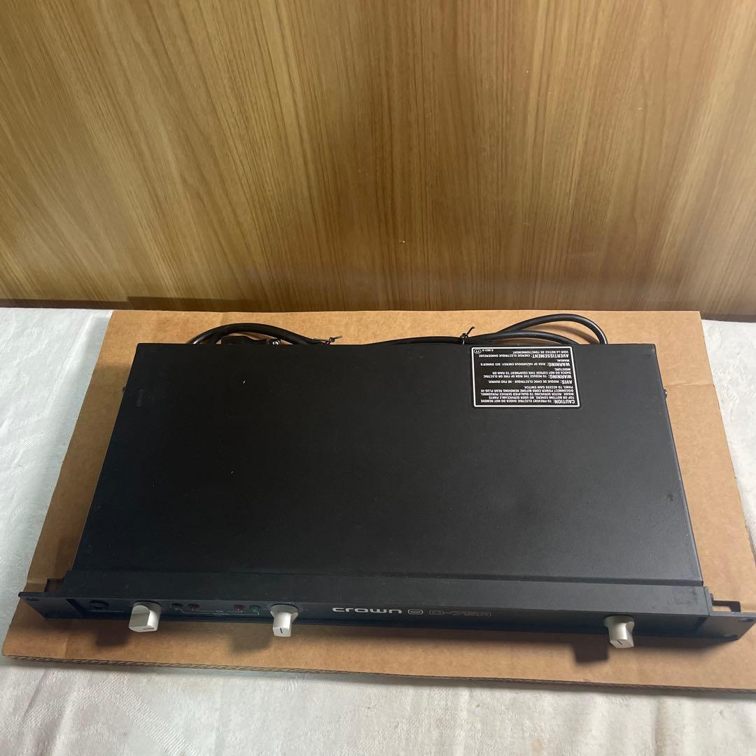 動作未確認】Crown D-75A ヴィンテージパワーアンプ 海外プラグ仕様