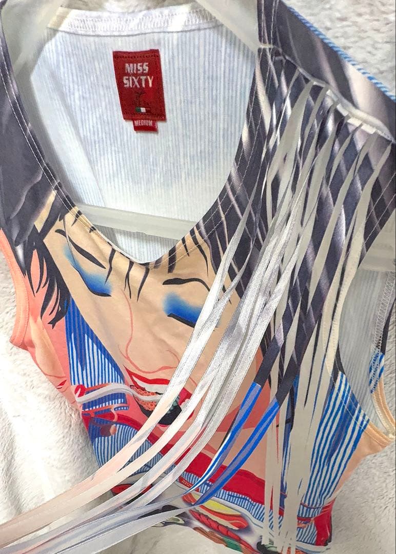 MISS SIXTY Sushi タンクトップ フリンジトップス