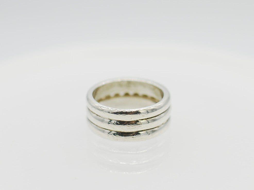 スタージュエリーSTARJEWELRYコンビリング指輪12号金K10　AG925