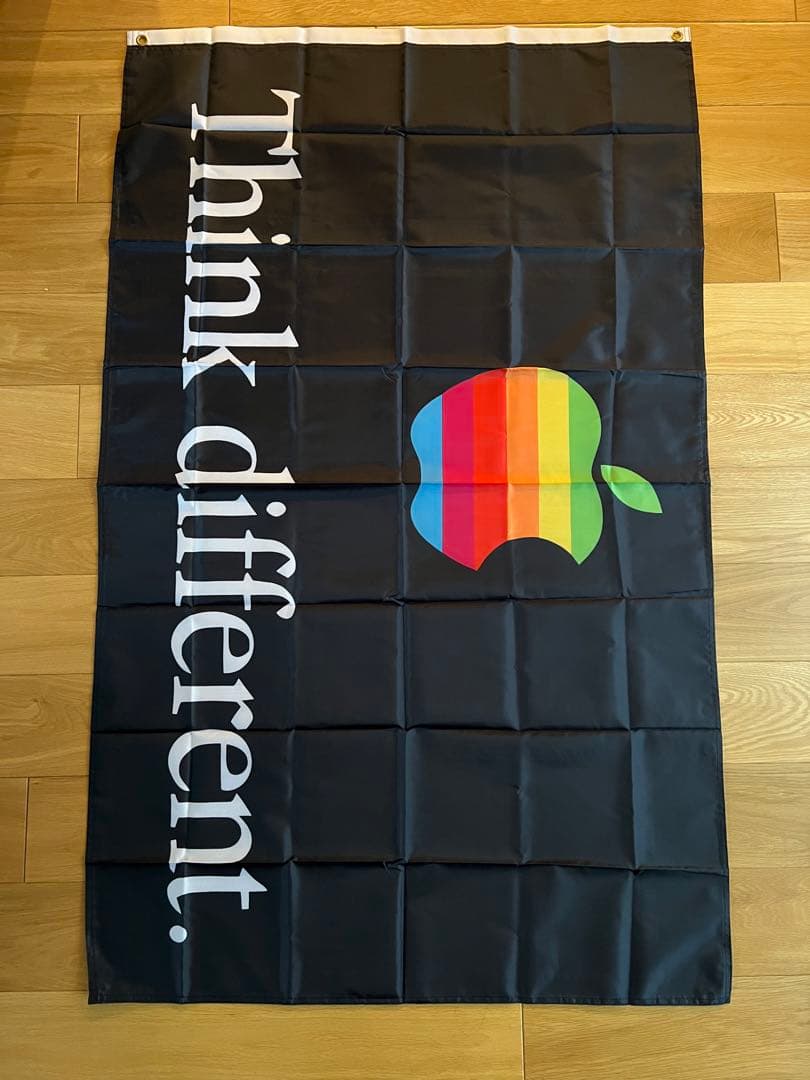 Apple『Think different.』広告用フラッグ（新品）