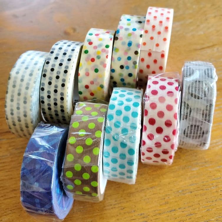 廃盤 含む mt ドロップ ドット系 マスキングテープ 10本セット - メルカリ