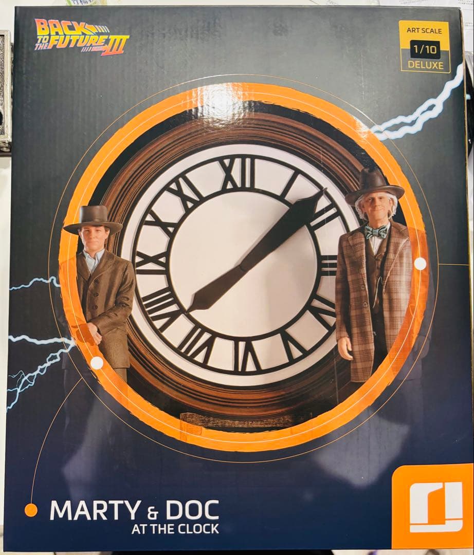 【希少】アイアンスタジオ バックトゥザフューチャー フィギュア 時計台