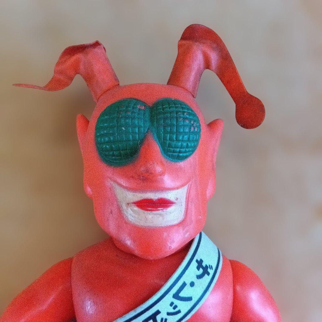 昭和レトロ 中嶋製作所 タイガーマスク ソフビ レッドデスマスク