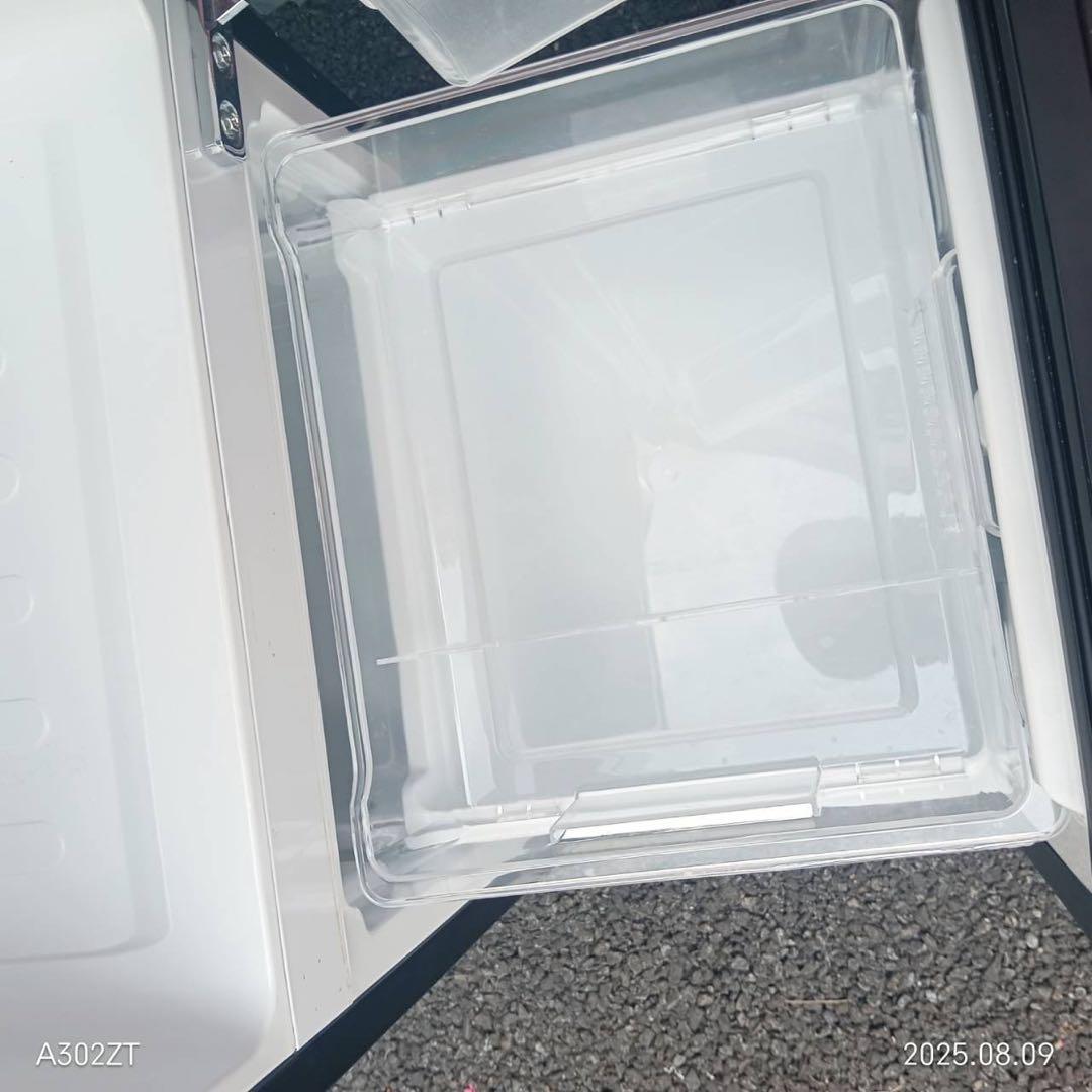 T080★2021年製★ハイセンス冷蔵庫　ミラーブラック　自動霜取り　一人暮らし