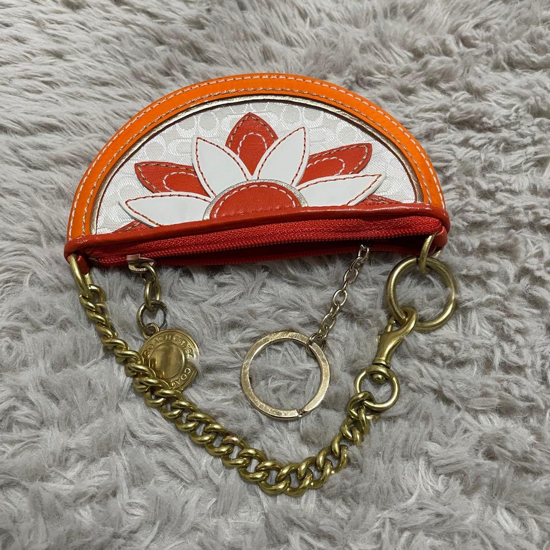 超激レア✨ コーチ ケース 財布 フルーツ オレンジ ミニシグネチャー