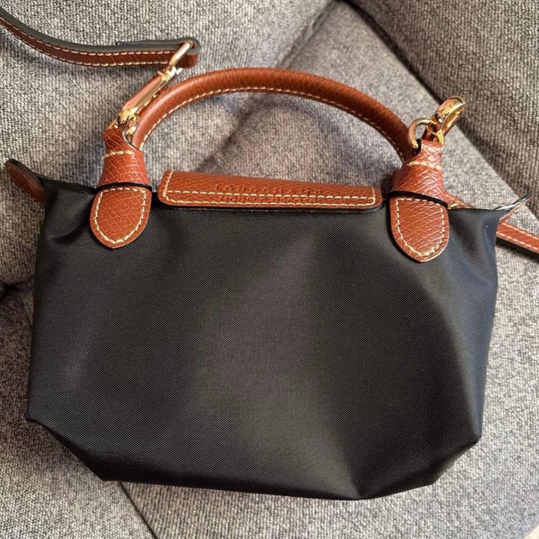 ル プリアージュ® オリジナル ハンドル付きポーチ ブラック