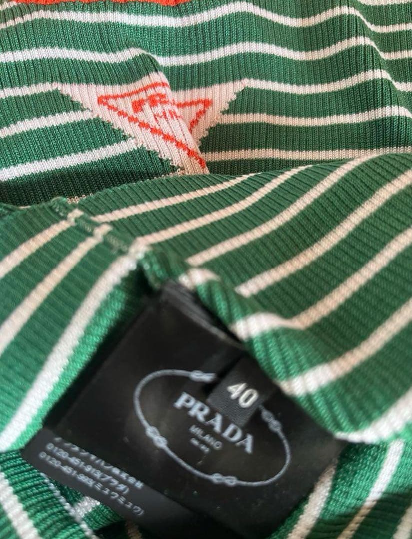 【PRADA新品】プラダボーダートップス　TWICE サナ着用