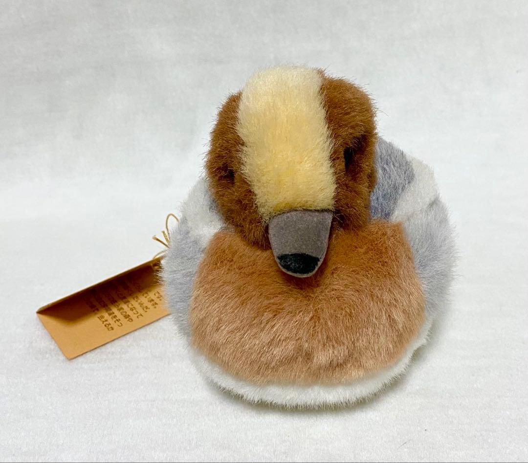 やまね工房 ヒドリガモ ぬいぐるみ タグ付き　レトロ　希少　鴨