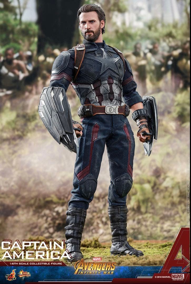 ホットトイズ キャプテンアメリカ シールド予備付き フィギュア