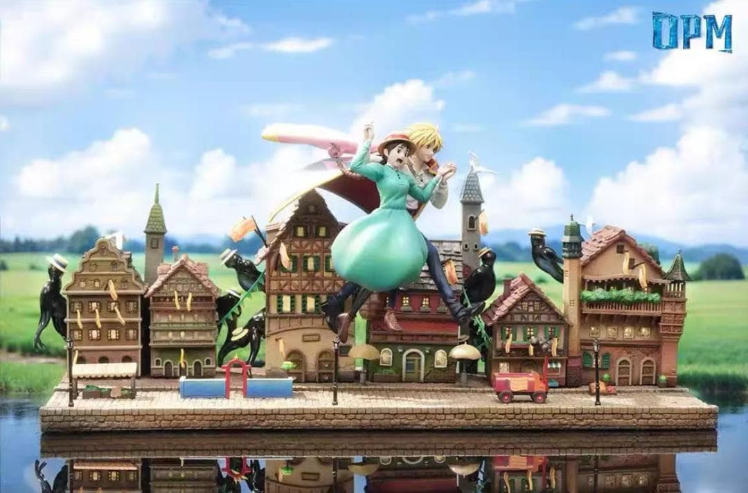 ハウルの動く城 ソフィー&ハウル 空を歩くシーン GK フィギュア 限定品