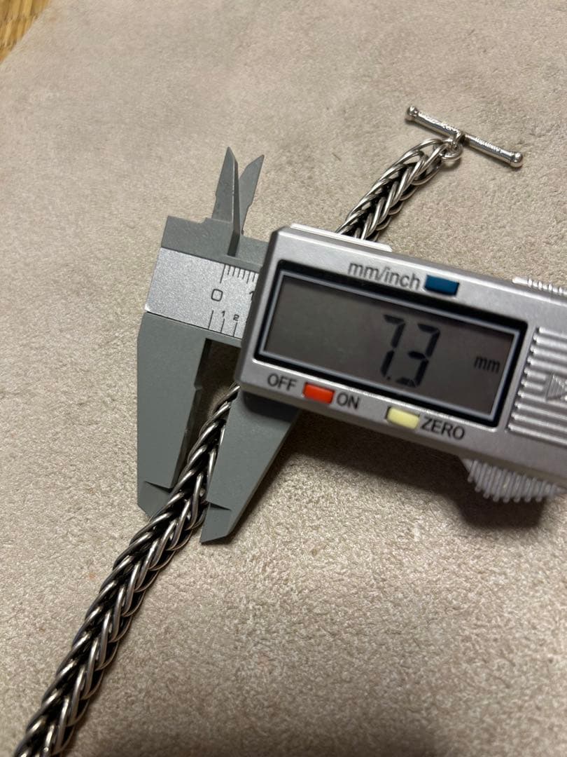 インディアンジュエリー　スティーブアルビソ　ダブルマネーチェーンブレスレット