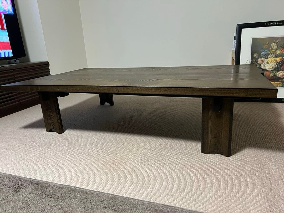 日美 家具調こたつ 西陣150木製こたつ 幅150㎝x奥行90㎝x